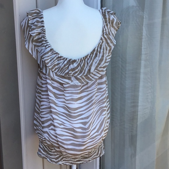 Michael Kors Tops Michael Kors Animal Print Tank Xl Poshmark